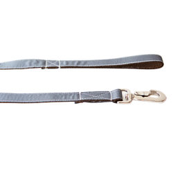 Purplebone Solid Colour Dog Lead Grey